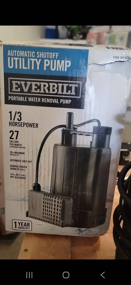 Everbilt 1/3 HP Automatic Utility Pump HPEBAU33 - photo 3