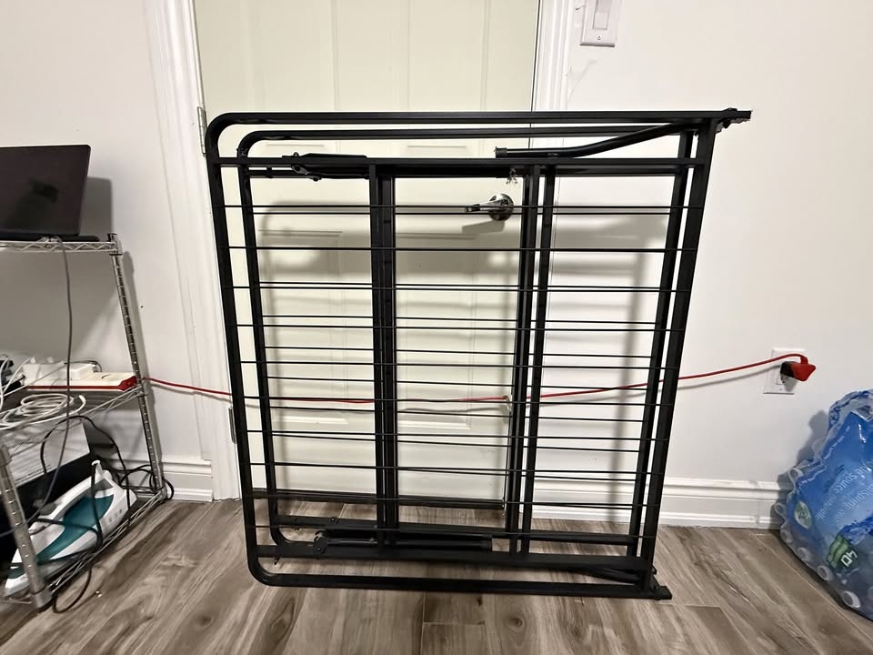 Twin Bed Frame - Sturdy Metal Frame (Like New)