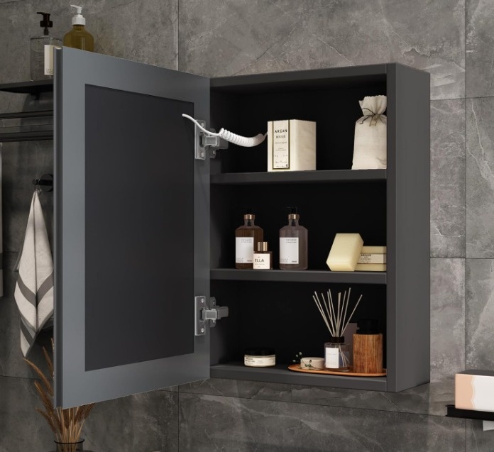 LED Bathroom Mirror, Medicine Cabinet 25x33 inches, Dimmable - photo 5