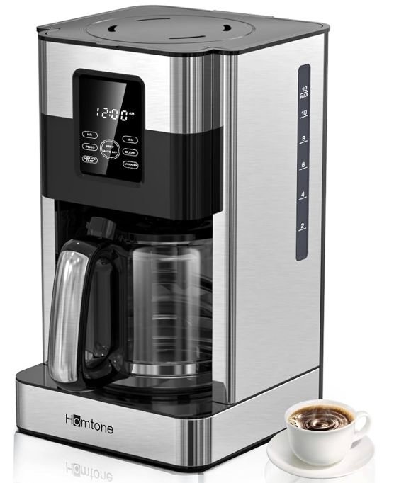 Programmable 12 Cup Coffee Maker - Homtone