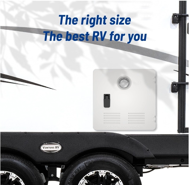 Ranein 15"x15" RV Water Heater White Door - photo 5