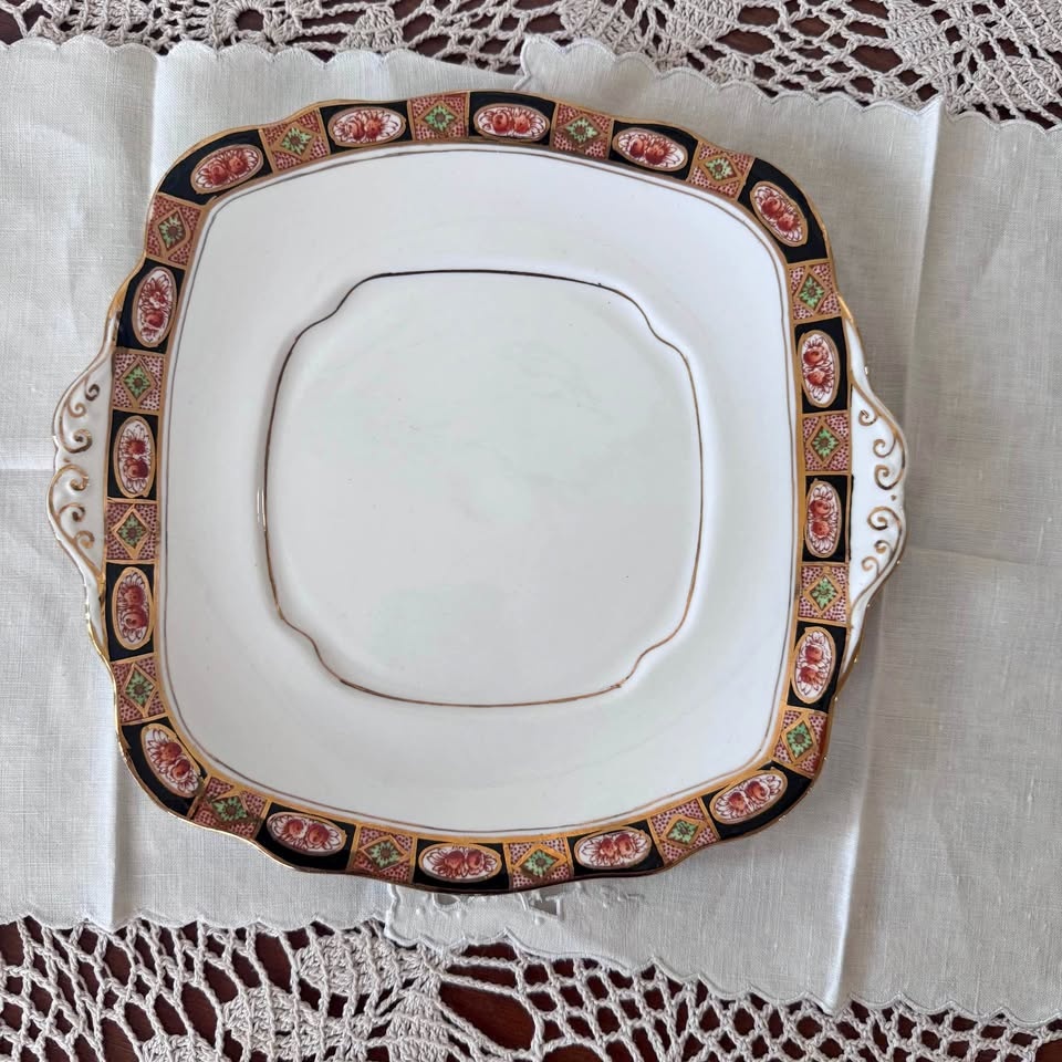 Royal Albert "imari" style cake plate