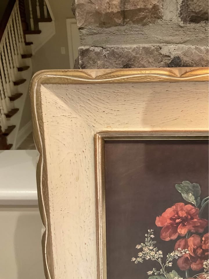 Vintage Repro "Summer Bouquet" Print w/ Picture Light - photo 4