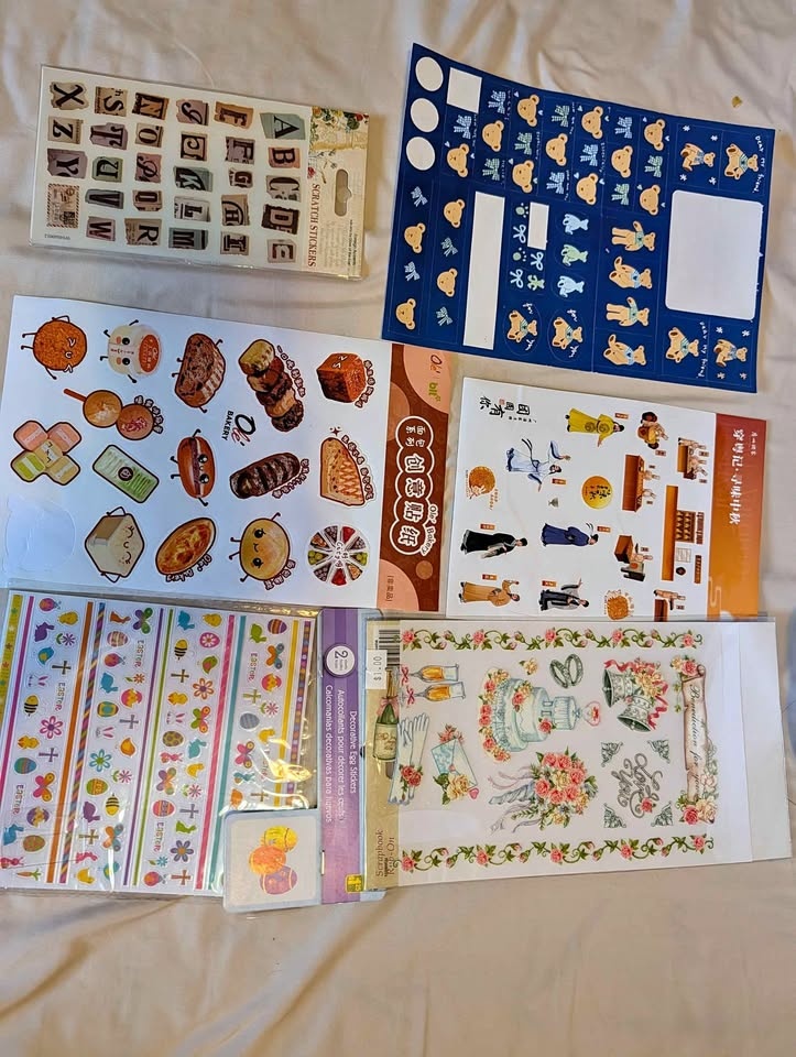 Stickers and rub on transfers