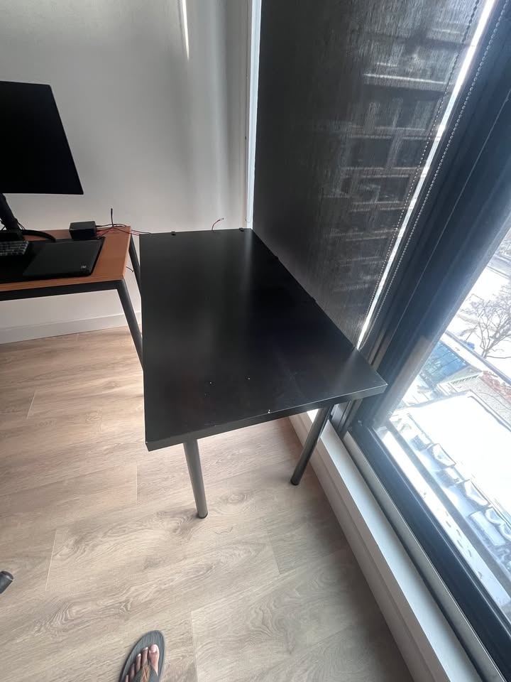 Used Ikea Desk with Cable Organizers