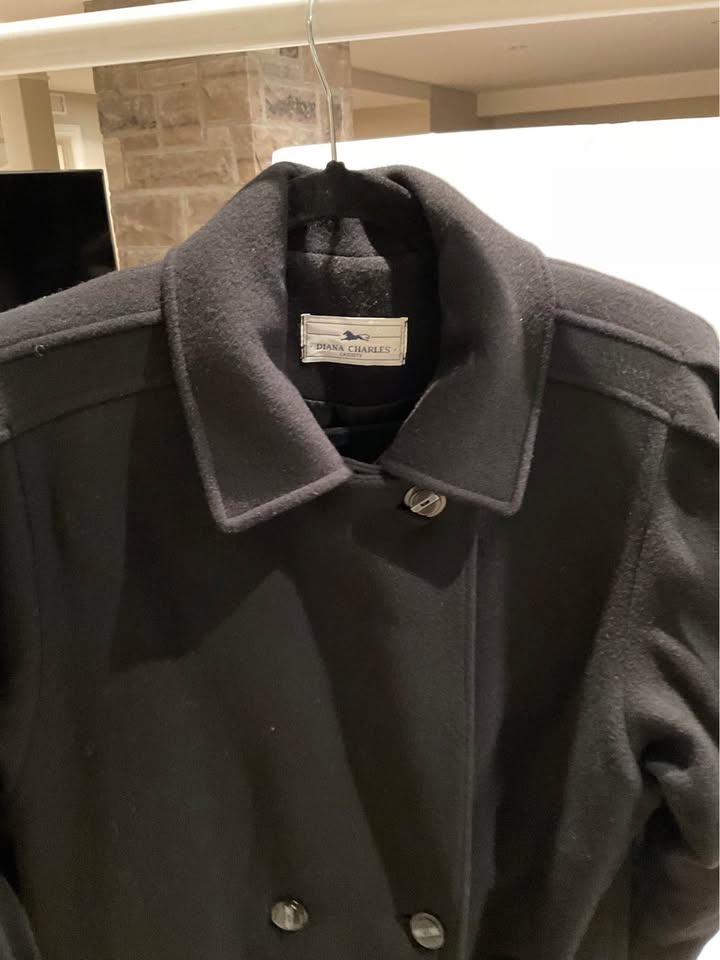 Vintage Diana Charles Wool Coat - Size 14 - photo 3
