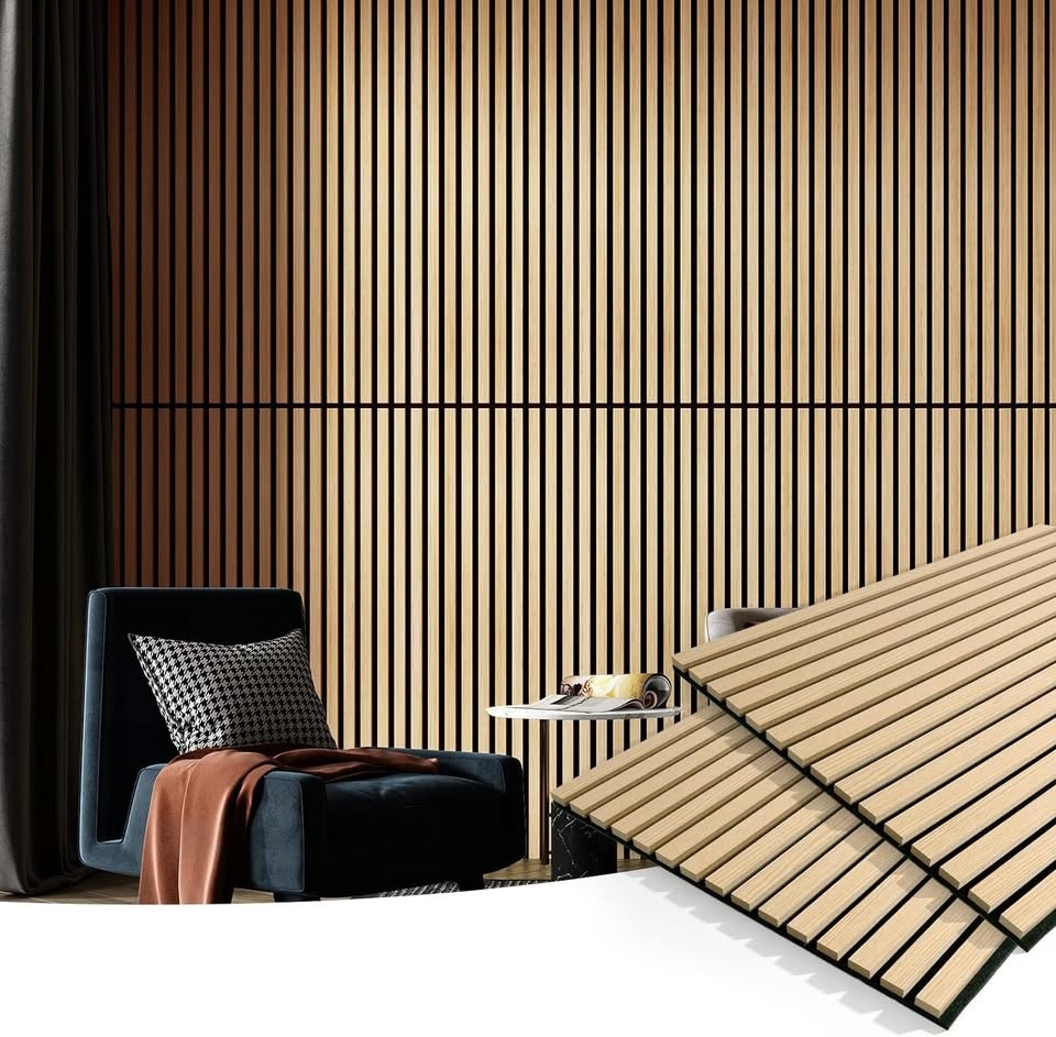 Art3d 2 Wood Slat Acoustic Panels for Wall - photo 2