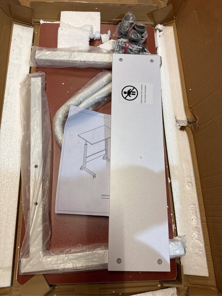soges Adjustable Mobile Computer Table - photo 3