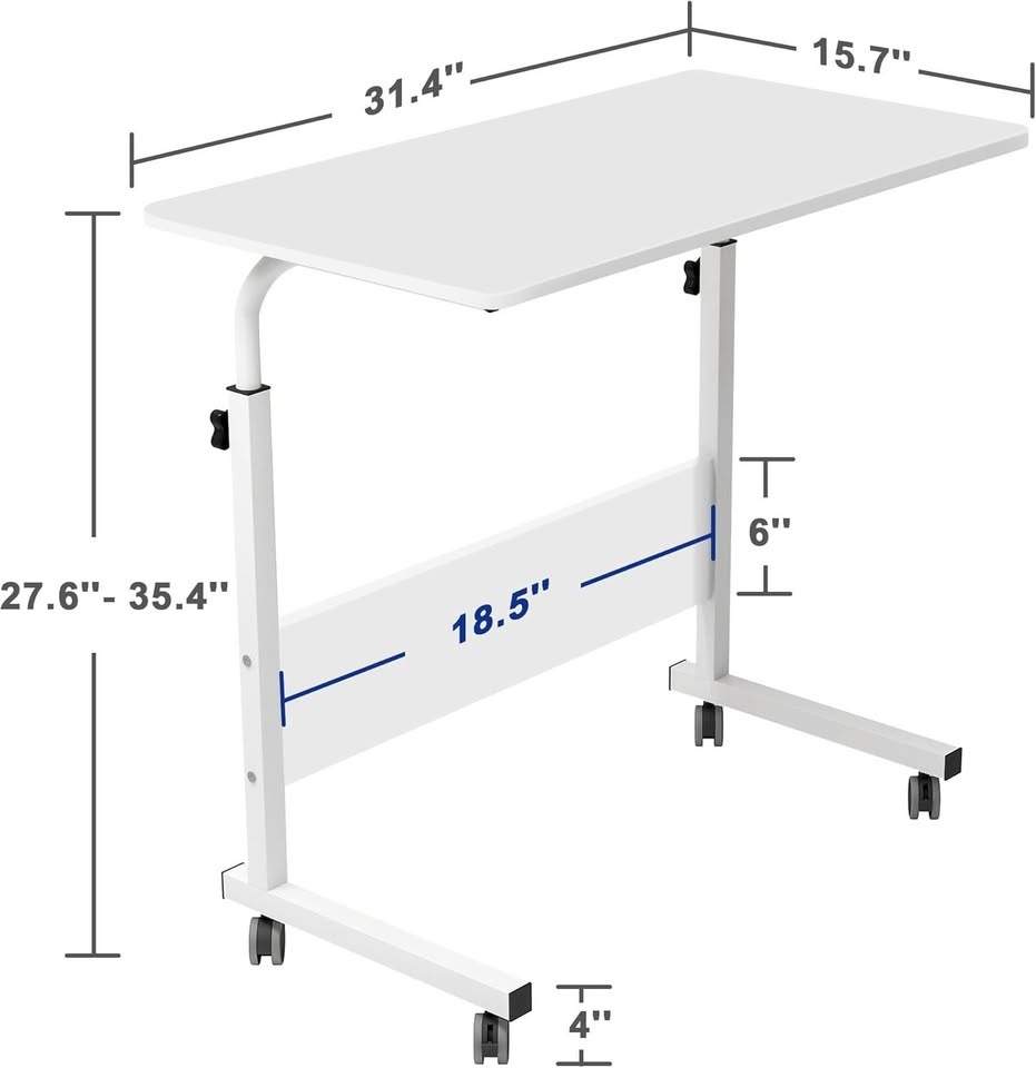 soges Adjustable Mobile Computer Table - photo 4
