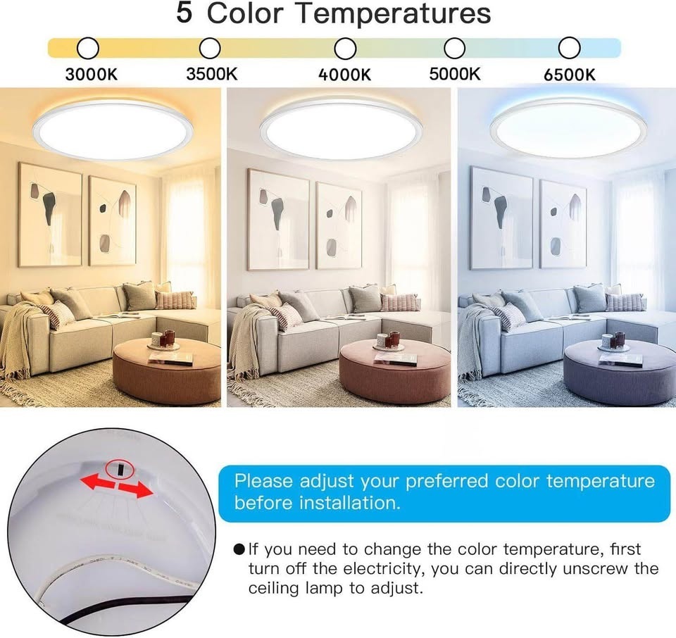 23.2 Inch Flush Mount Ceiling Light - photo 3