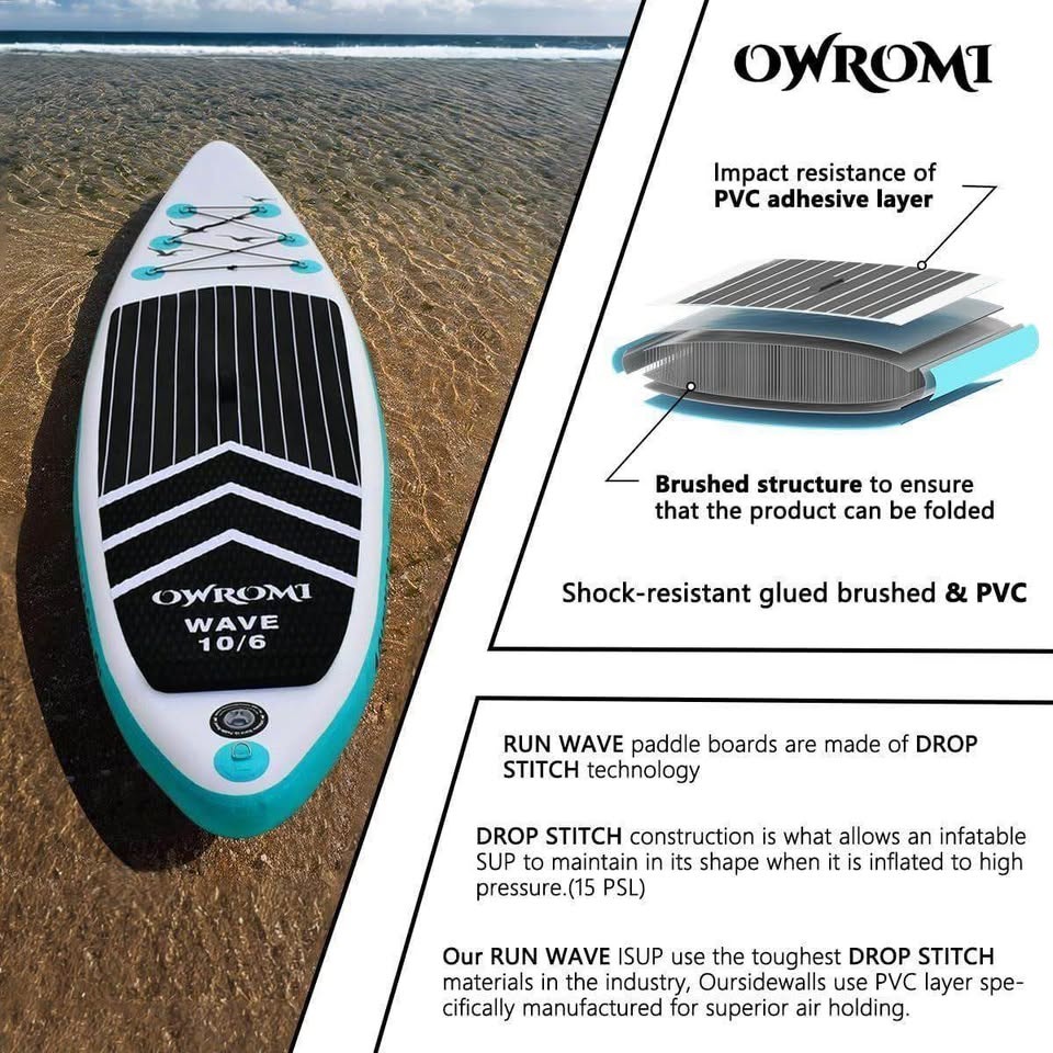SUP Inflatable Stand Up Paddle Board 10'6" - photo 3