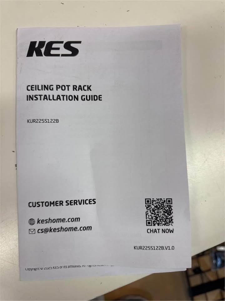 KES 48 Inch Large Ceiling Pot Rack - photo 5