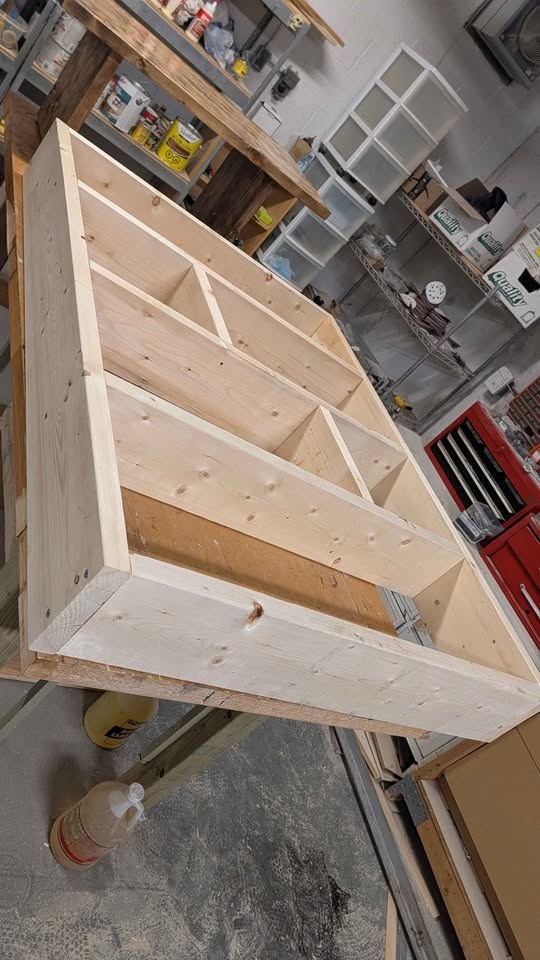 Handmade Solid Spruce Wood Bookshelf / Library – 5 ft Tall - photo 4
