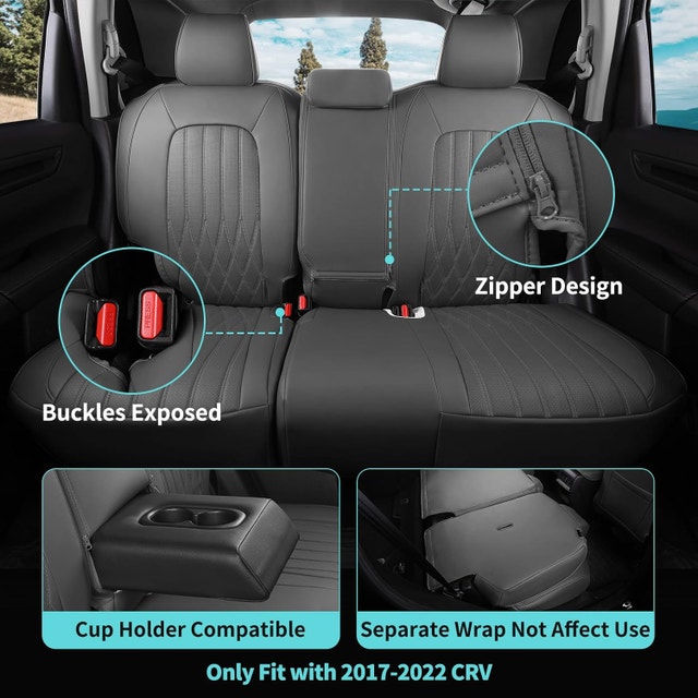 Honda CR-V Car Seat Covers (2017–2022) – Grey - photo 5