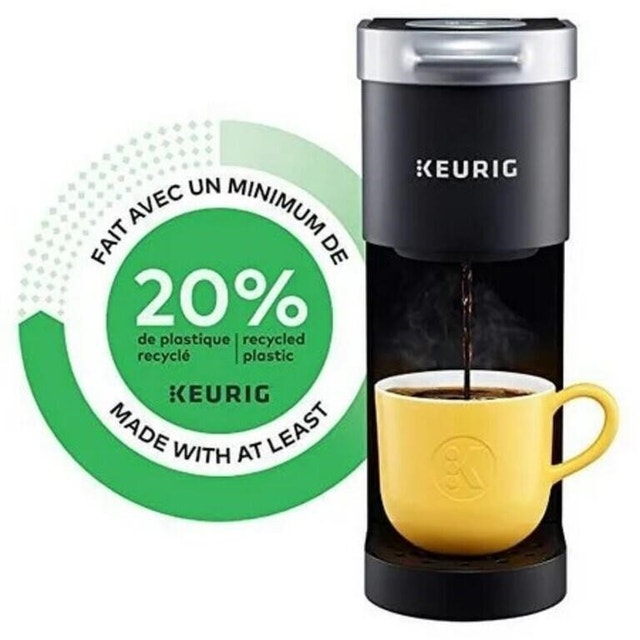 KEURIG K-MINI BLACK SINGLE SERVE COFFEE MAKER - photo 2