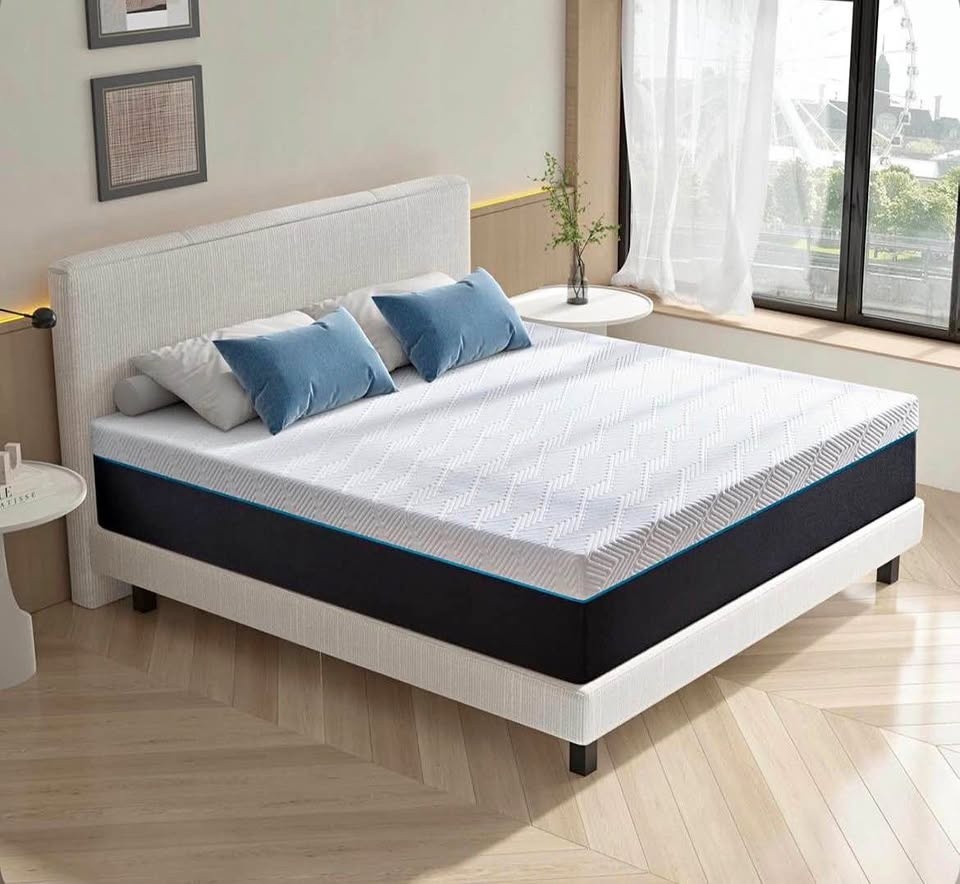 10-inch Queen Size Mattress - Gel-Infused Ultra-Comfort Supporti