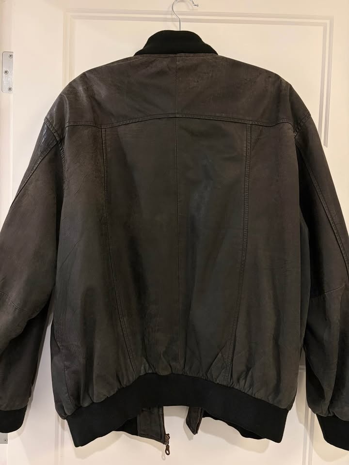 Vintage Genuine Leather Jacket - photo 5