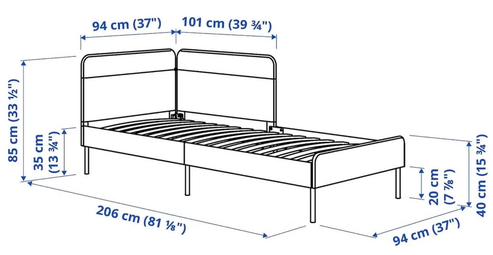 IKEA DAYBED BLÅKULLEN - photo 3