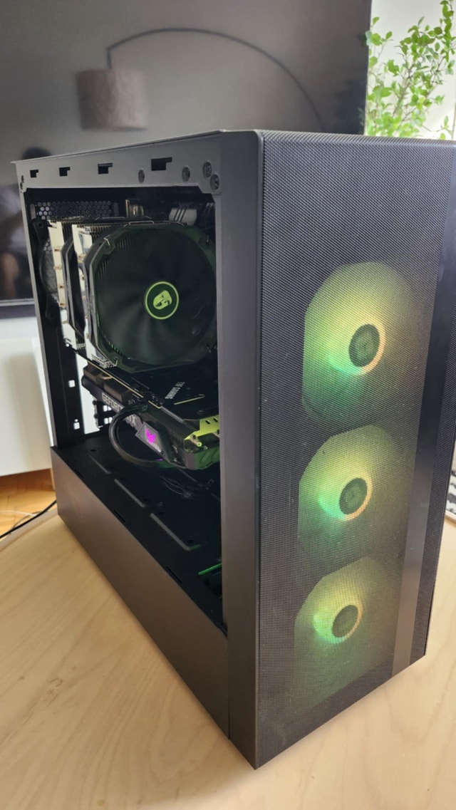 Black Gaming PC | i5 11400 TUF RTX 3060 16GB ram - photo 4