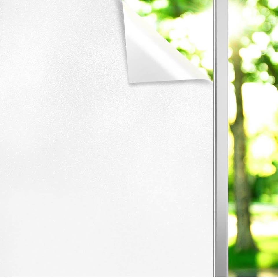 Window Film for Privacy, Matte White, 90 x 200cm