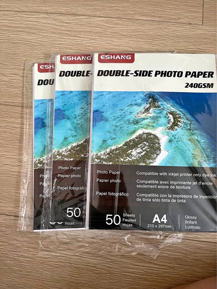 Double sided photo paper 240 GSM