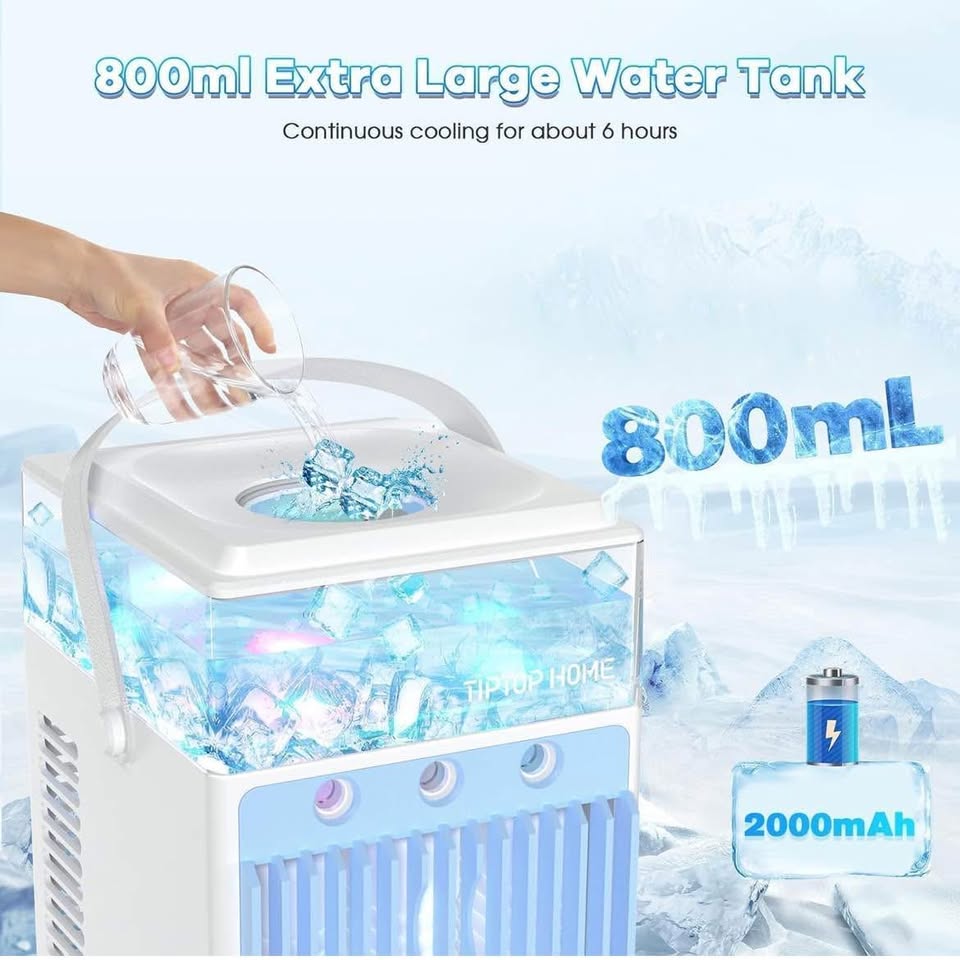 Portable 4-IN-1 Evaporative Air Cooler with App Control - photo 4