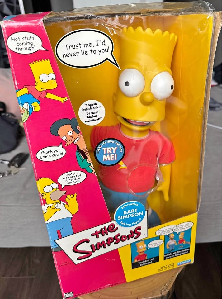 The Simpsons Interactive Bart Simpson Talking Figure 15" Toy (19
