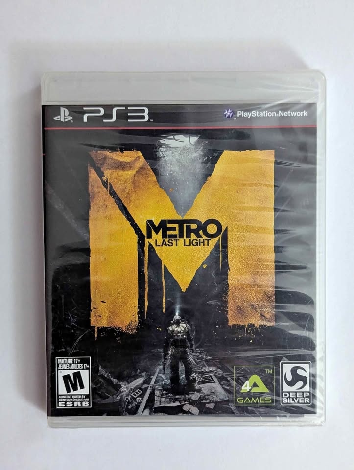 SEALED Metro Last Light PlayStation 3