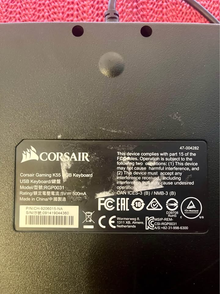 Corsair Gaming K55 RGB Keyboard! - photo 4