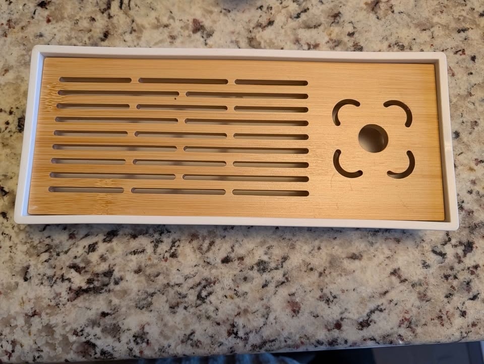 Wooden tea tray - photo 2