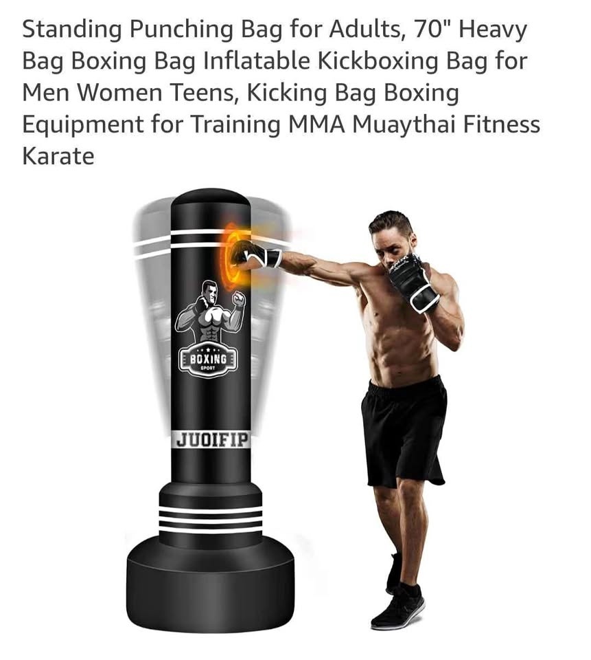 JUOIFIP 70" Freestanding Punching Bag