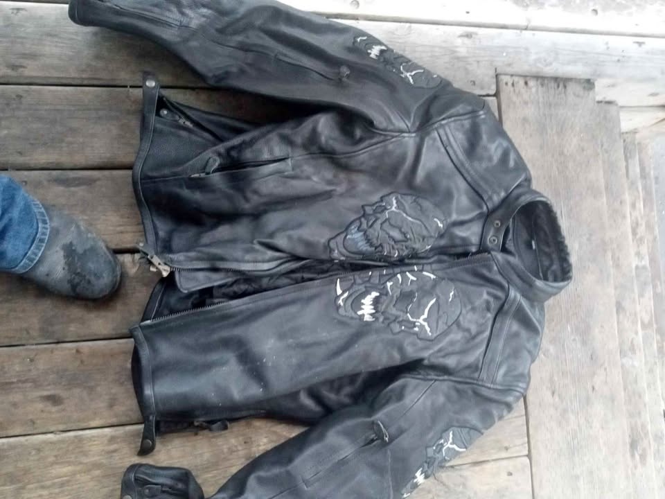 Motorcycle leather 👑 jacket