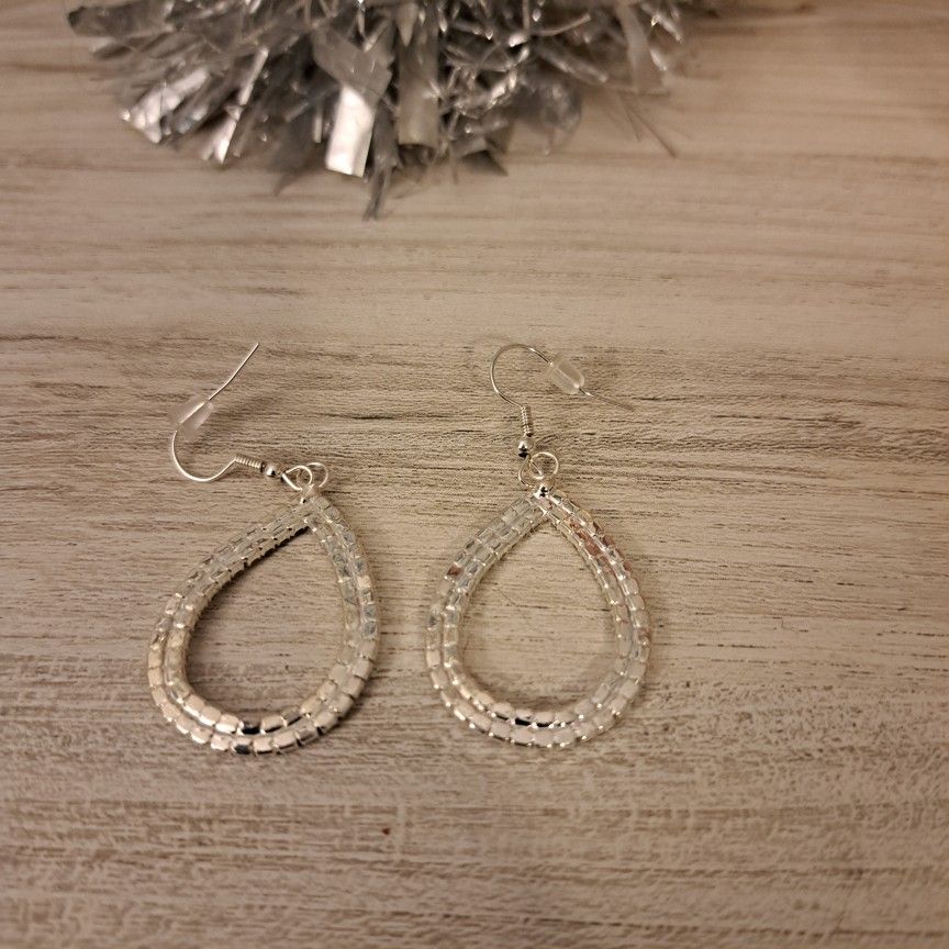 2" Crystal Teardrop Earrings - photo 2