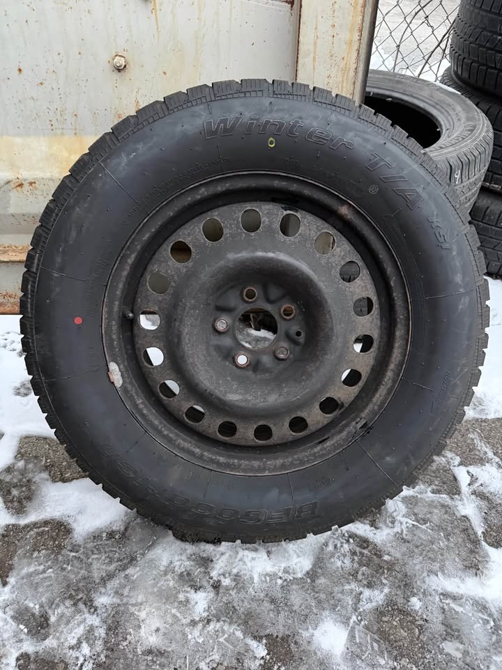WINTER TIRES & RIMS - 17” - BARELY USED - photo 2