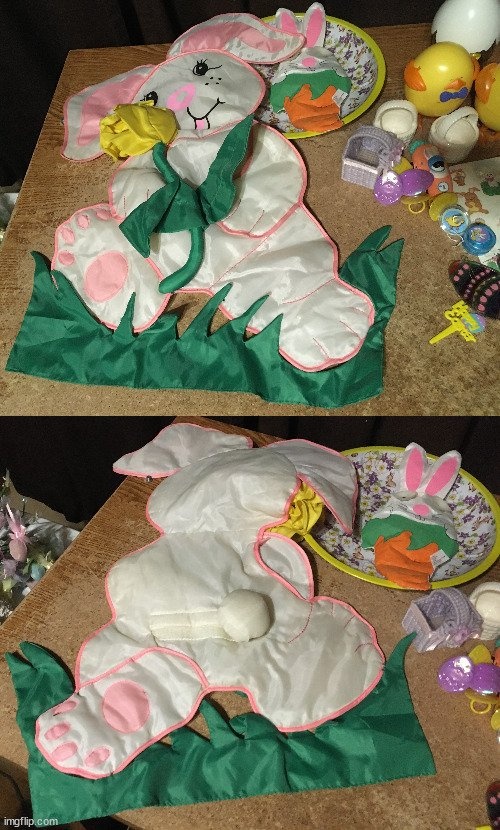 Easter Decorations Lot - Window Clings, Rabbit, Chicks, Ornament - photo 3