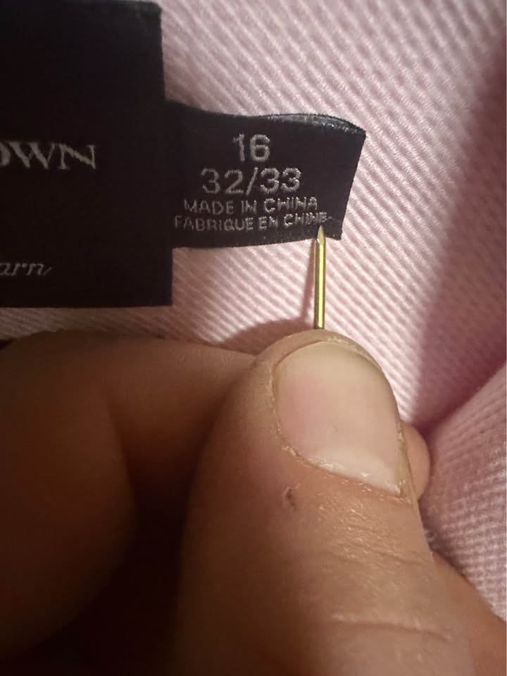 Pink Dress Shirt - Size 16, Neck 32/33 - photo 3