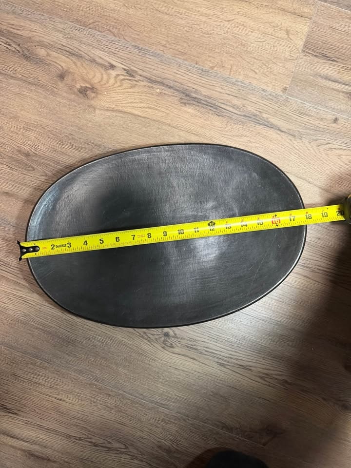 Mossimo Black Oval Platter Tray 12" x 18" - photo 2