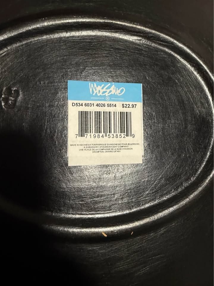 Mossimo Black Oval Platter Tray 12" x 18" - photo 4