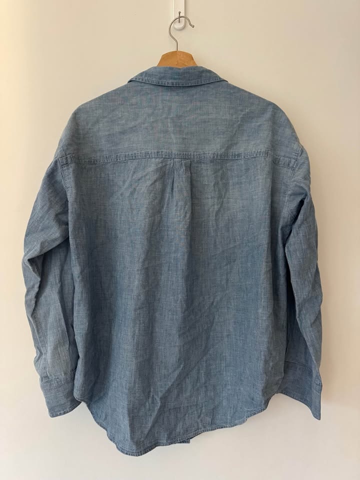 Aritzia Denim Forum Chambray Denim Shirt XS - photo 5