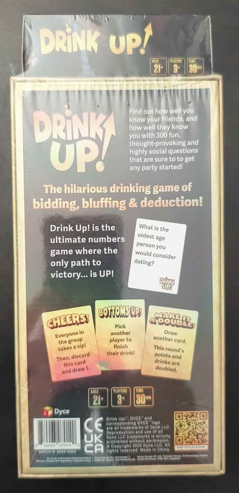 BNIB - Drink Up card game - photo 3