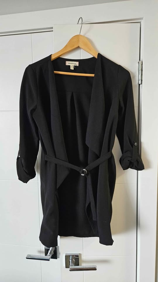 Pair of black/patterned light cardigans - photo 5