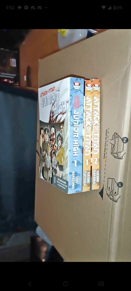 Attack on Titan Novels 1-2 & Junior High Vol 1