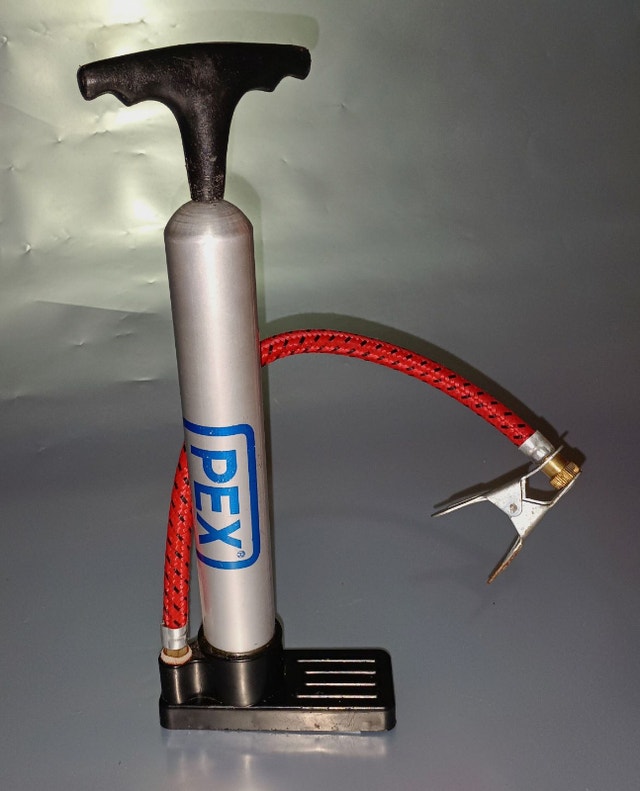 "Pex" Mini Floor Bike Pump - Dunlop valve