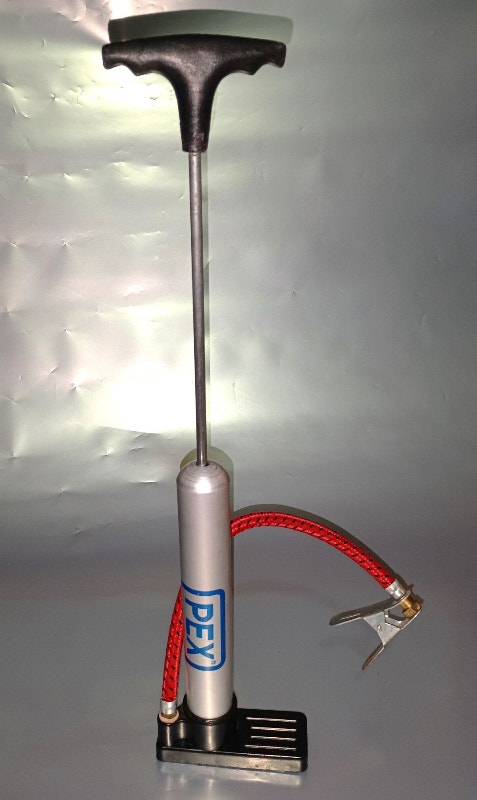 "Pex" Mini Floor Bike Pump - Dunlop valve - photo 2