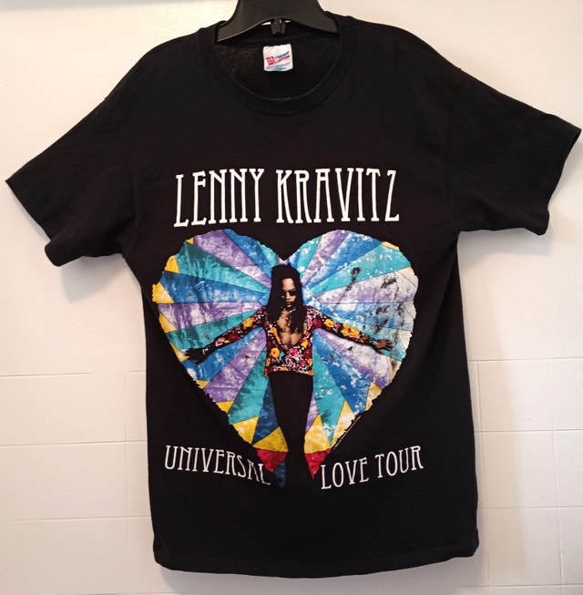 Vintage 1993 Lenny Kravitz Universal Love Tour Shirt, SZ:L