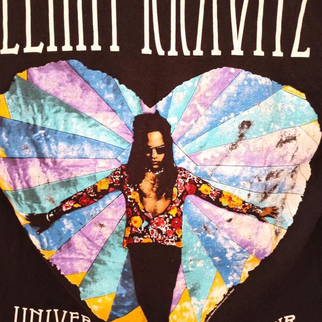 Vintage 1993 Lenny Kravitz Universal Love Tour Shirt, SZ:L - photo 3