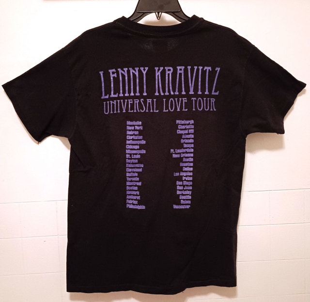 Vintage 1993 Lenny Kravitz Universal Love Tour Shirt, SZ:L - photo 5