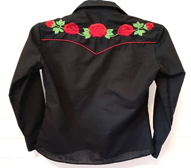 Vintage Floral Embroidery Western Shirt by Fenton SZ:Sm - photo 2