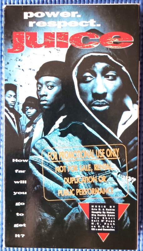 Juice VHS - 1992 Promo Copy - Tupac Shakur VG+ Tested!