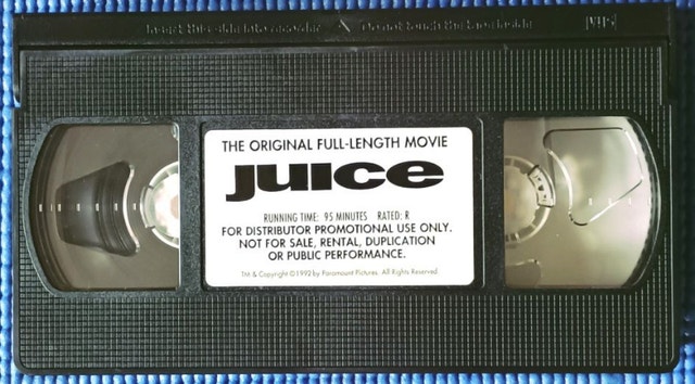 Juice VHS - 1992 Promo Copy - Tupac Shakur VG+ Tested! - photo 2